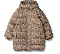 Wheat Steppmantel Puffer Winter Mantel Yrsa Junior Größen Mädchen 100% recyceltes Poleyster Öko Tex Standard Wasserabweisend, Atmungsaktiv, Windabweisend Öko Tex Standard, Caramel Anemones, 98/3y