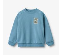 Wheat-Sweatshirt L/S badge Sander-9575 winter blue - 104/4y