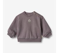 Wheat-Sweatshirt L/S embroidery Eliza-1035 purple stone - 68/6m