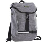 Wheel Bee® LED-Backpack City Lights, 18 Liter Rucksack, grünes LED Licht für optimale Sichtbarkeit, USB-Port mit Kabel