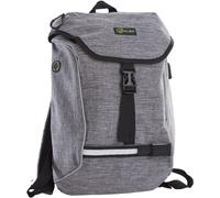 Wheel Bee® LED-Backpack City Lights, 18 Liter Rucksack, grünes LED Licht für optimale Sichtbarkeit, USB-Port mit Kabel