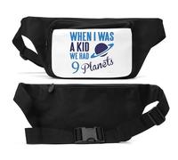 When I was A Kid We Had 9 Planets Unisex Hüfttasche schwarz