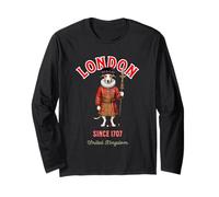 Whippet Hund Tower of London Wächter Tasse Kaffee England Langarmshirt
