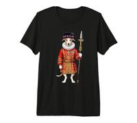 Whippet Hund Tower of London Wächter Tasse Kaffee England Premium T-Shirt