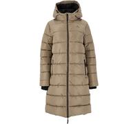 Wintermantel WHISTLER "Amaret", Damen, Gr. 38, beige, 100% Polyester, unifarben, lang, ohne Ausschnitt, Mäntel Wintermantel, mit Kunstdaunenpolster und 2-Wege-Reißverschluss (72550520-38) beige