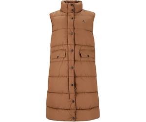 Whistler Amaretto lange Steppweste Damen 5322 - soft silt 44