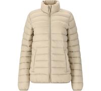 Outdoorjacke WHISTLER "Arubi", Damen, Gr. 46, beige, 100% Polyamid, kariert, casual, normal, hoch geschlossener Ausschnitt, Jacken, mit leichter Kunstdaunenfüllung (90100543-46) beige