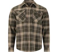 Fleeceshirt WHISTLER "Bargo", Herren, Gr. 5XL, braun, 60% Baumwolle, 40% Polyester, kariert, normal, Shirts, mit praktischen Brusttaschen (71144901-5XL) braun
