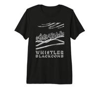 Whistler Blackcomb BC Ski, Berg, Souvenir Premium T-Shirt