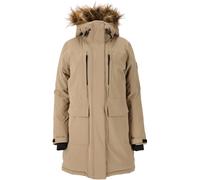 Parka WHISTLER "Bluff", Damen, Gr. 48, braun, 92% Polyester, 8% Elasthan, unifarben, normal, ohne Ausschnitt, Jacken Parka, mit wasserdichten und wärmenden Eigenschaften (25867725-48) braun