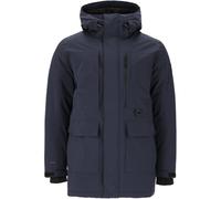 Parka WHISTLER "Bluff", Herren, Gr. S, blau, 92% Polyester, 8% Elasthan, unifarben, normal, ohne Ausschnitt, Jacken Parka, mit wasserdichten Eigenschaften (59268511-S) blau