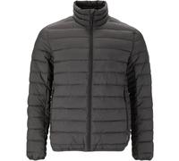 Steppjacke WHISTLER "Edge M CFT", Herren, Gr. 5XL, grau (dunkelgrau), 100% Polyester, kariert, unifarben, normal, hoch geschlossener Ausschnitt, Jacken Steppjacke, in atmungsaktivem und leichtgewichti
