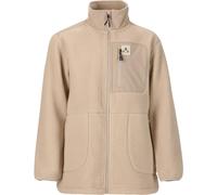 Strickpullover WHISTLER "Felis", Mädchen, Gr. 176, beige (hellbeige), 100% Polyester, unifarben, lang, ohne Ausschnitt, Pullover Strickpullover, in kuschliger Teddyfleece-Qualität (91696030-176) hellb