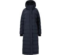 Steppmantel WHISTLER "JOANA", Damen, Gr. 42, dunkelblau, 100% Polyester, kariert, unifarben, lang, hoch geschlossener Ausschnitt, Mäntel, im angesagten großformatigem Style (58748417-42) dunkelblau