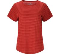 Whistler Skylon W Striped Short Sleeve Tee cinnabar (4344) 50