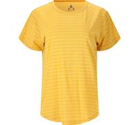 Whistler Skylon W Striped Short Sleeve Tee misted yellow (5261) 40