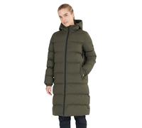 Whistler Winter-Steppmantel Abella Long Padded (Kapuze, warm, atmungsaktiv) dunkelbraun Damen, Größe 44