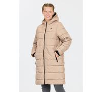 Whistler Winter-Steppmantel Amaret Long Puffer Jacket (warm, wasserdicht, winddicht) taupebraun Damen, Größe 38