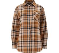 Whistler Wolfhard W Checked Fleece Shirt simply taupe (1136) 44
