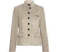 White Label Cord-Stehkragenjacke Creme (Größe: 48) 48 beige