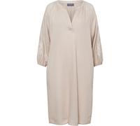 White Label Kleid mit Ärmelstick Sand (Größe: 42) 42 beige