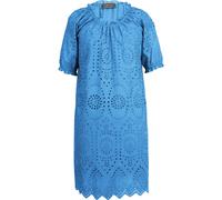 White Label Kleid mit Madeira-Spitze Blau (Größe: 36) 36 blau