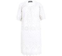 White Label Kleid mit Madeira-Spitze Weiß (Größe: 42) 42 weiß