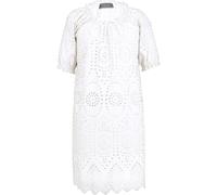 White Label Kleid mit Madeira-Spitze Weiß (Größe: 34) 34 weiß