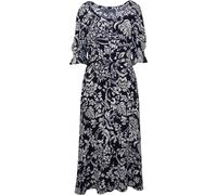 White Label Maxikleid Schwarz/Weiß (Größe: 34) 34 schwarz