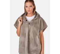 White Label Poncho-Weste Damen grau, 42