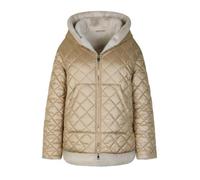 White Label - Wendejacke mit Kapuze in Stepp-Optik und Fake Fur beige - Gr. - 40