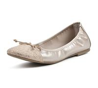 WHITE MOUNTAIN Damen Sunnyside Ii Ballerinas, Ant Gold/Multi/Esprint, 41 EU