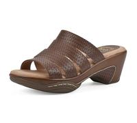 WHITE MOUNTAIN Damen Valora Keilsandale, Brown/Woven, 39 EU