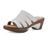 WHITE MOUNTAIN Damen Valora Keilsandale, White/Woven, 42 EU