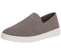 WHITE MOUNTAIN Shoes Courage Damen Slip-on Sneaker, Silber/Stoff, 37.5 EU