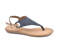 WHITE MOUNTAIN Shoes London Women's Sandal, Navy/HC Smooth, 8 M