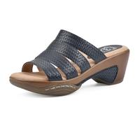 WHITE MOUNTAIN Shoes Valora Damen Clog Sandale, Marineblau/gewebt, 40.5 EU