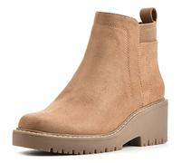 WHITE MOUNTAIN Women's Shoes Dear Chelsea Boot, Tan/Fabric, 41 EU