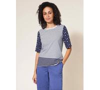 White Stuff ANNABEL STRIPE TEE 351612 438864-NAVY-MULTI-10 5059514607187 White Stuff 10-S/M