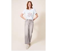 White Stuff Annabel Tee Natural Print Größe: 22 | Hemden Outlet | Damen