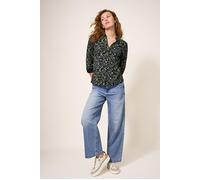 White Stuff Annie Jersey Shirt Green Printed Größe: 6 | Business hemden Outlet | Damen | Grün