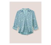 White Stuff ANNIE JERSEY SHIRT in TEAL PR 352550 439572-TEAL_PR-10-Small 5059514722514 White Stuff 10-S/M