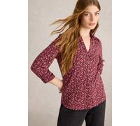 White Stuff Annie Jersey Shirt Plum Multi Größe: 14 | Business hemden Outlet | Damen | Magenta