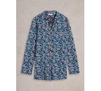 White Stuff ANNIE LONGLINE SHIRT in BLUE PR Art. WS442985 356442 442985-BLUE PR-10 5063390474177 White Stuff