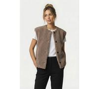 White Stuff Borg Gilet Dark Natural Größe: S | Gilets Outlet | Damen