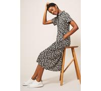 White Stuff Carmen Jersey Shirt Dress Black Multi Größe: 16 | Midikleider Outlet | Damen | Schwarz