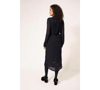 White Stuff Celine Sequin Shirt Dress Black Multi Größe: 20 | Midikleider Outlet | Damen | Schwarz