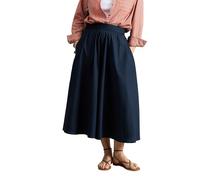 White Stuff Damen-Midirock Abigail - Vielseitiges Basic-Teil - Dunkelblau - Größe 46R