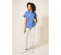 White Stuff Ella Cotton Shirt Blue Größe: 12P | Business hemden Outlet | Damen | Blau