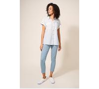 White Stuff Ella Cotton Shirt Pale Ivory Größe: 24 REGULAR | Business hemden Outlet | Damen | Weiß
